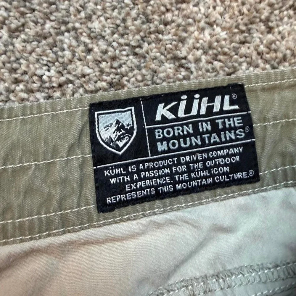 Kuhl Ramblr Shorts Men size 34 Brown Hiking Cargo Pockets Outdoors Trekking